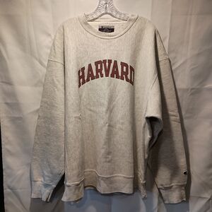 Harvard Vintage Champion Reverse Weave Sweatshirt XXL